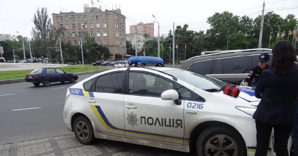 На Украине автомобиль начальника полиции сбил ребенка