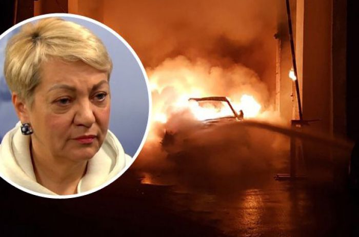 Неизвестные сожгли под Киевом дом экс-главы Нацбанка Украины