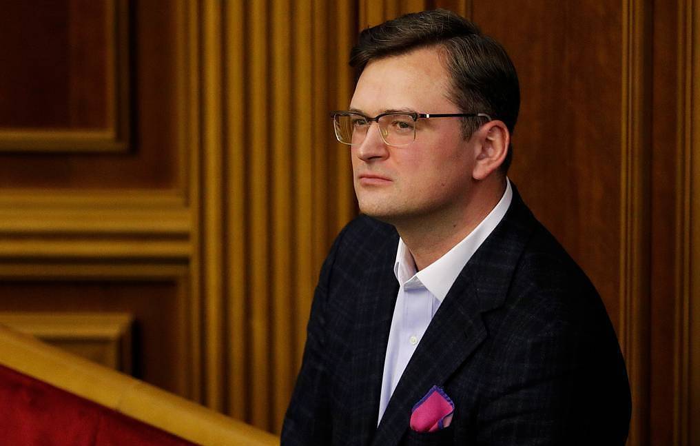 Dmytro Kuleba, a candidate for the post of Ukrainian Foreign Minister, attends a parliamentary session in Kiev