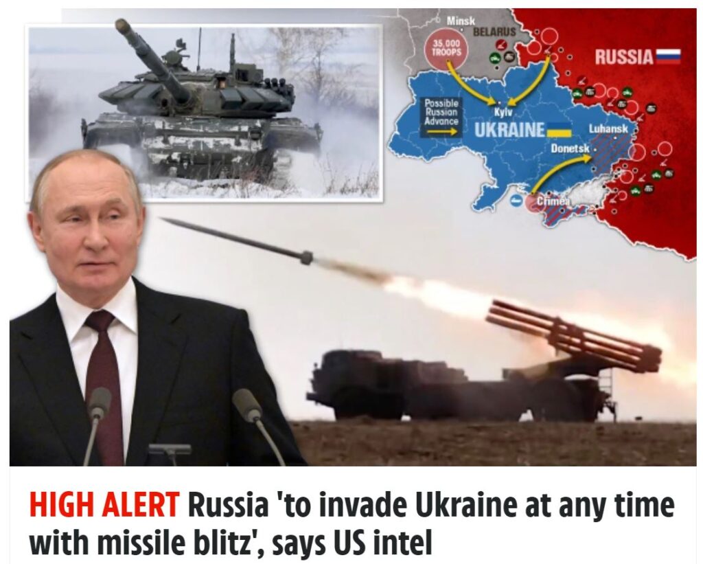 Британская газета отредактировала статью о «вторжении» РФ на Украину