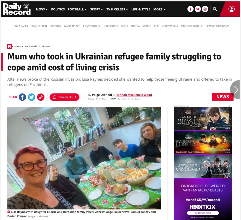 Фото: Жительница Британии Лиза Рейнес рассказала о попытке избавиться от беженцев с Украины