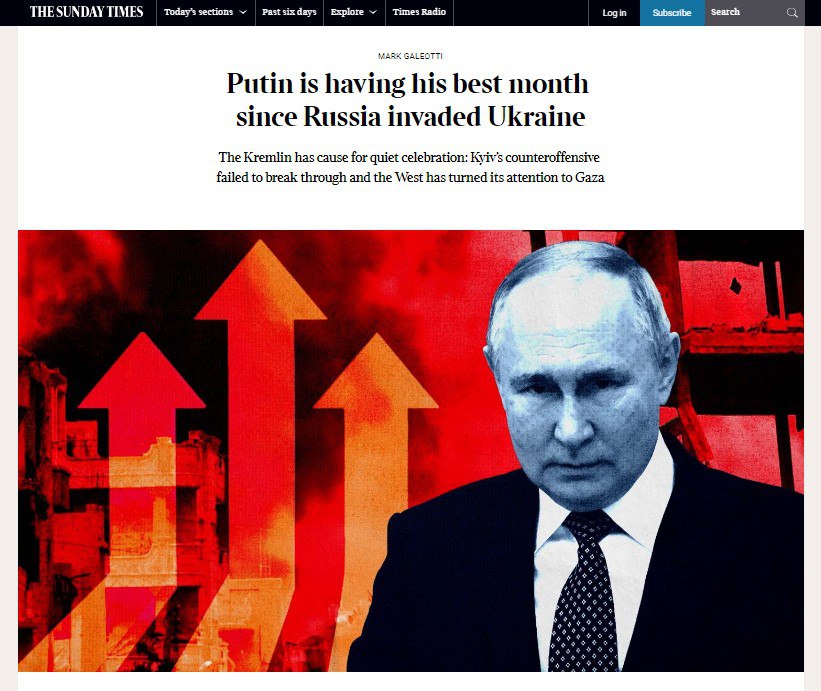 У Путина лучший месяц с момента вторжения России на Украину.